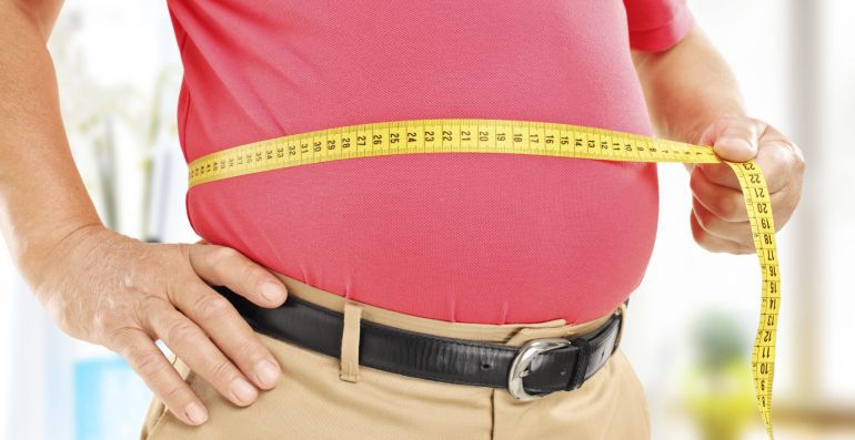 چاقی شکمی در مردان
