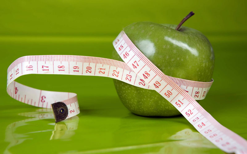 کنترل وزن با سیب