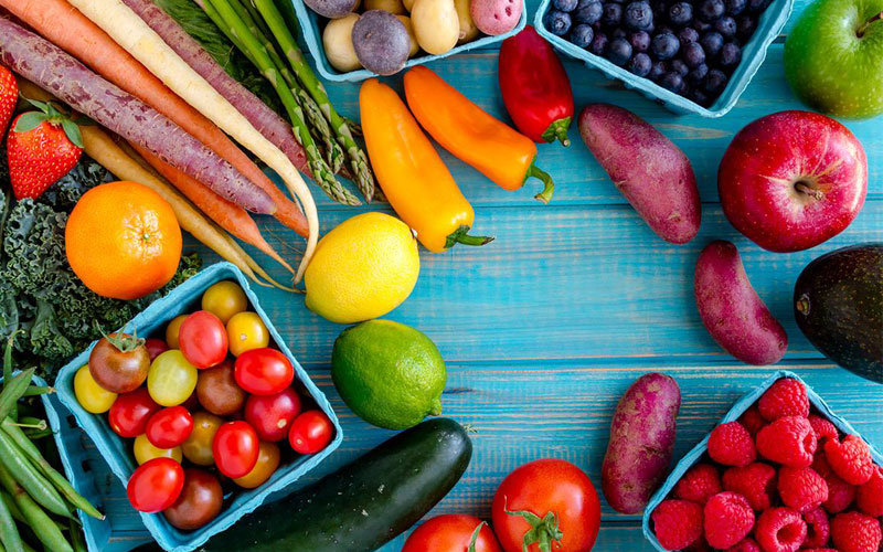مصرف میوه و سبزیجات در رژیم امریکایی